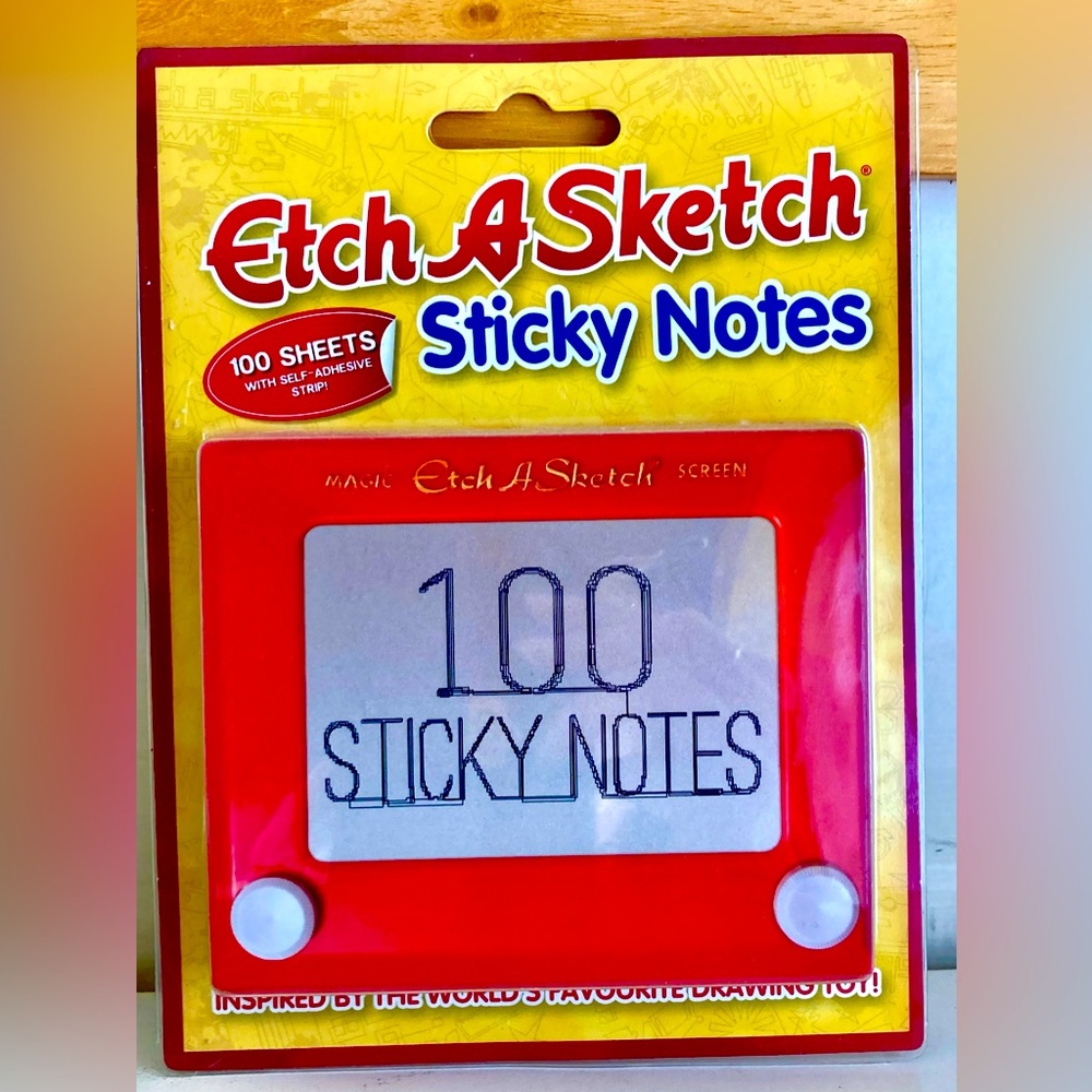 2015 Etch A Sketch Sticky Note Pad
